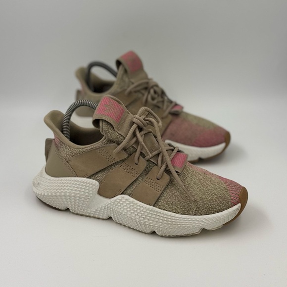 Adidas Sneakers Shoes Prophere Trace Khaki CQ2128 Running Tan Pink Mens 6 - Picture 5 of 6